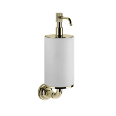 Gessi Venti20 distributeur de savon blanc en pierre frittée 65413