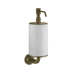 Gessi Venti20 distributeur de savon blanc en pierre frittée 65413