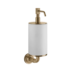 Gessi Venti20 distributeur de savon blanc en pierre frittée 65413