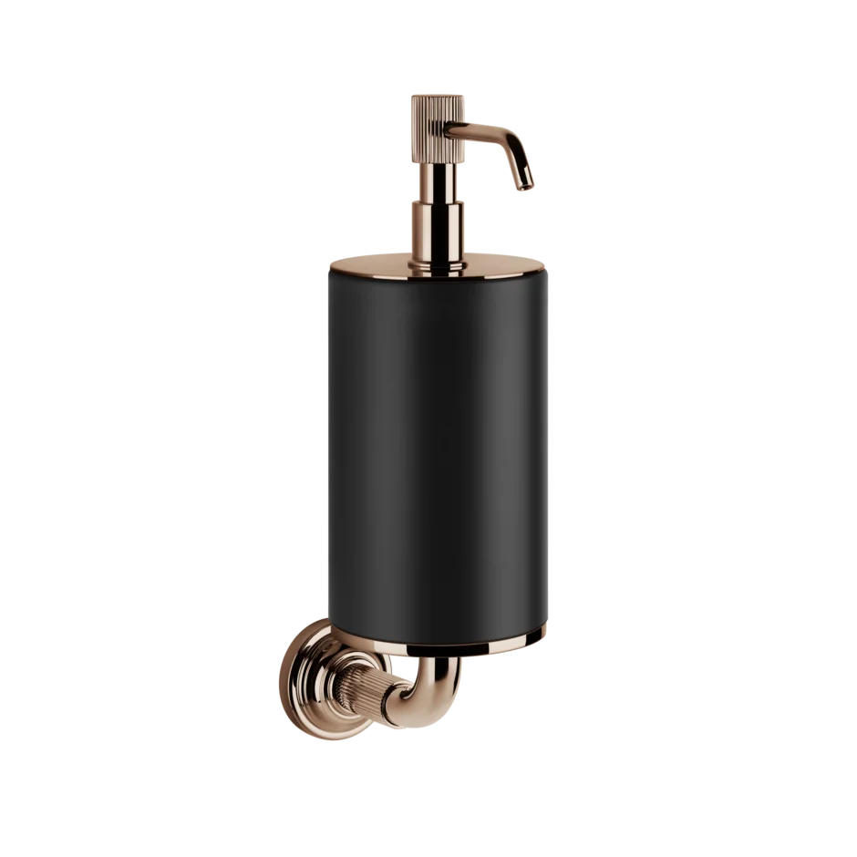 Gessi Venti20 distributeur de savon noir en pierre frittée 65414