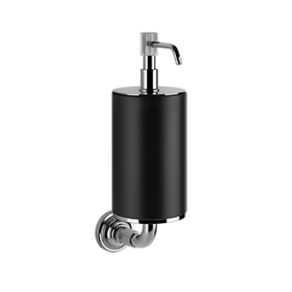 Gessi Venti20 dispenser sapone nero in Pietra sinterizzata 65414