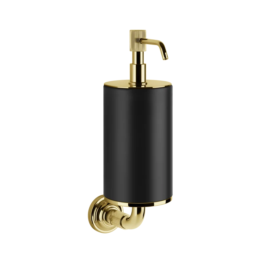 Gessi Venti20 distributeur de savon noir en pierre frittée 65414