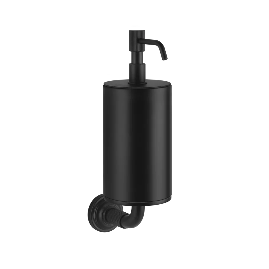 Gessi Venti20 distributeur de savon noir en pierre frittée 65414