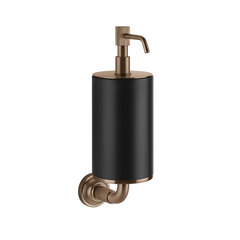 Gessi Venti20 distributeur de savon noir en pierre frittée 65414