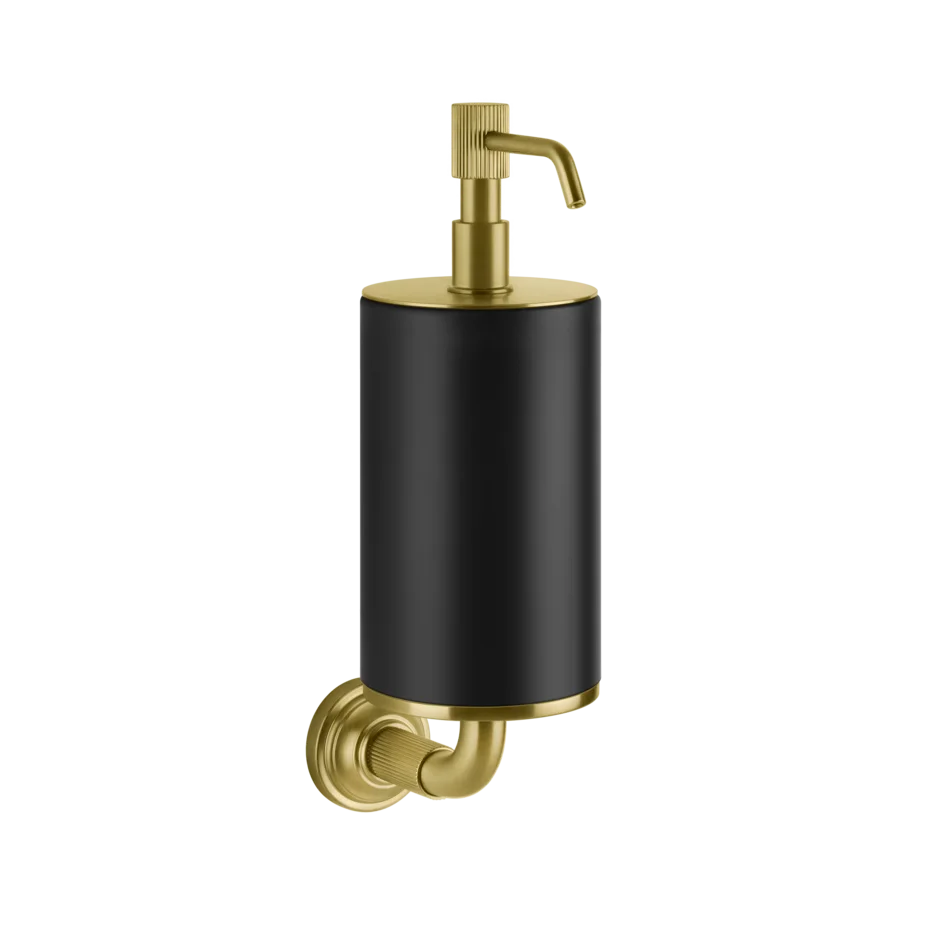 Gessi Venti20 distributeur de savon noir en pierre frittée 65414