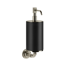 Gessi Venti20 distributeur de savon noir en pierre frittée 65414