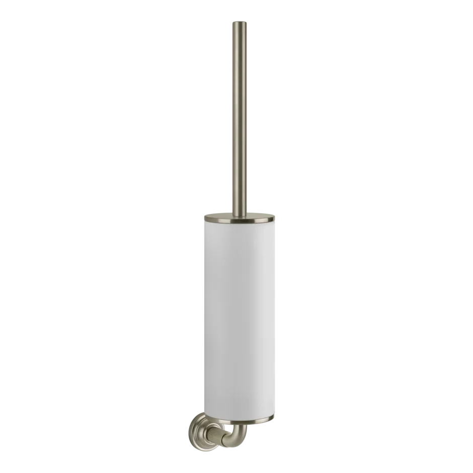 Gessi Venti20 white toilet brush holder in sintered stone 65419
