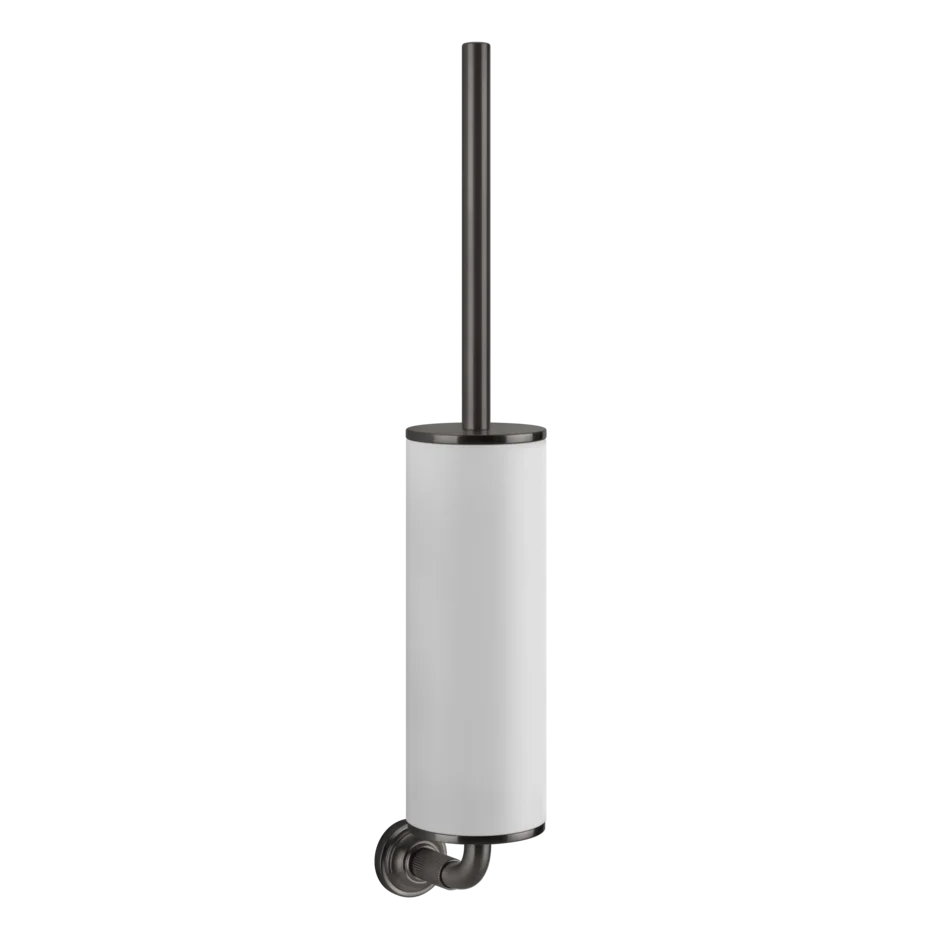 Gessi Venti20 white toilet brush holder in sintered stone 65419