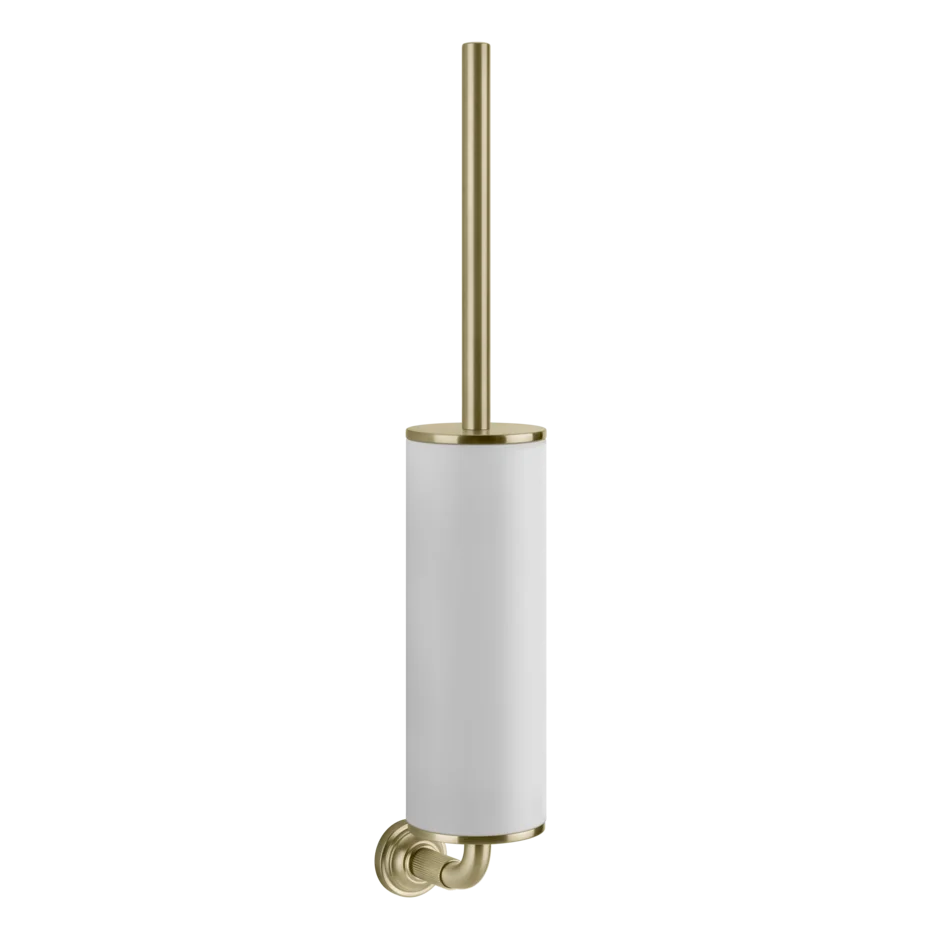 Gessi Venti20 white toilet brush holder in sintered stone 65419