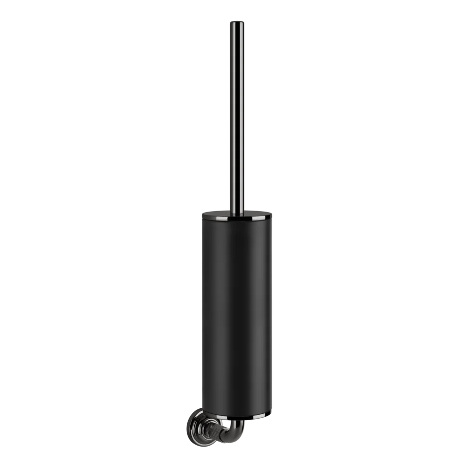 Gessi Venti20 porte-balai WC noir en pierre frittée 65420