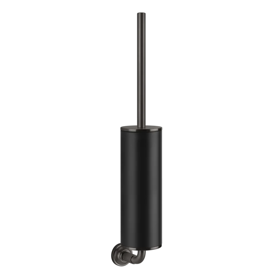 Gessi Venti20 porte-balai WC noir en pierre frittée 65420