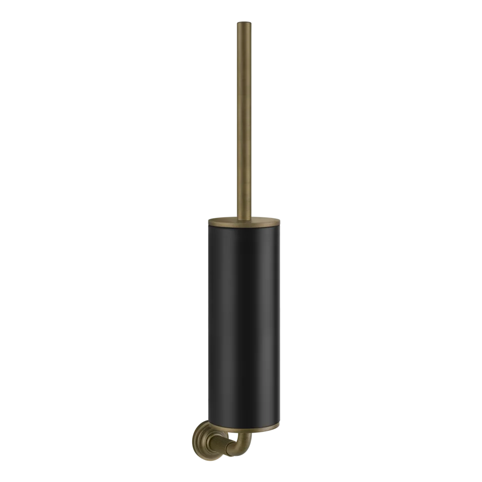 Gessi Venti20 porte-balai WC noir en pierre frittée 65420