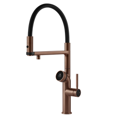 Gessi Vita rubinetto cucina multifunzione con doccetta 60722.708 copper brushed pvd