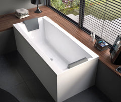 Glass Eden vasca da bagno 150x70 con 1 poggiatesta D2000D0