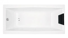 Glass Eden bathtub 150x70 with 1 headrest D2000D0