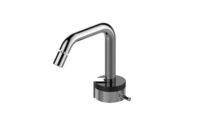 Mod Graff Graff Mod+ Robinet de Bidet Noir Mat avec Poignée en Marbre Blanc Fumé ...