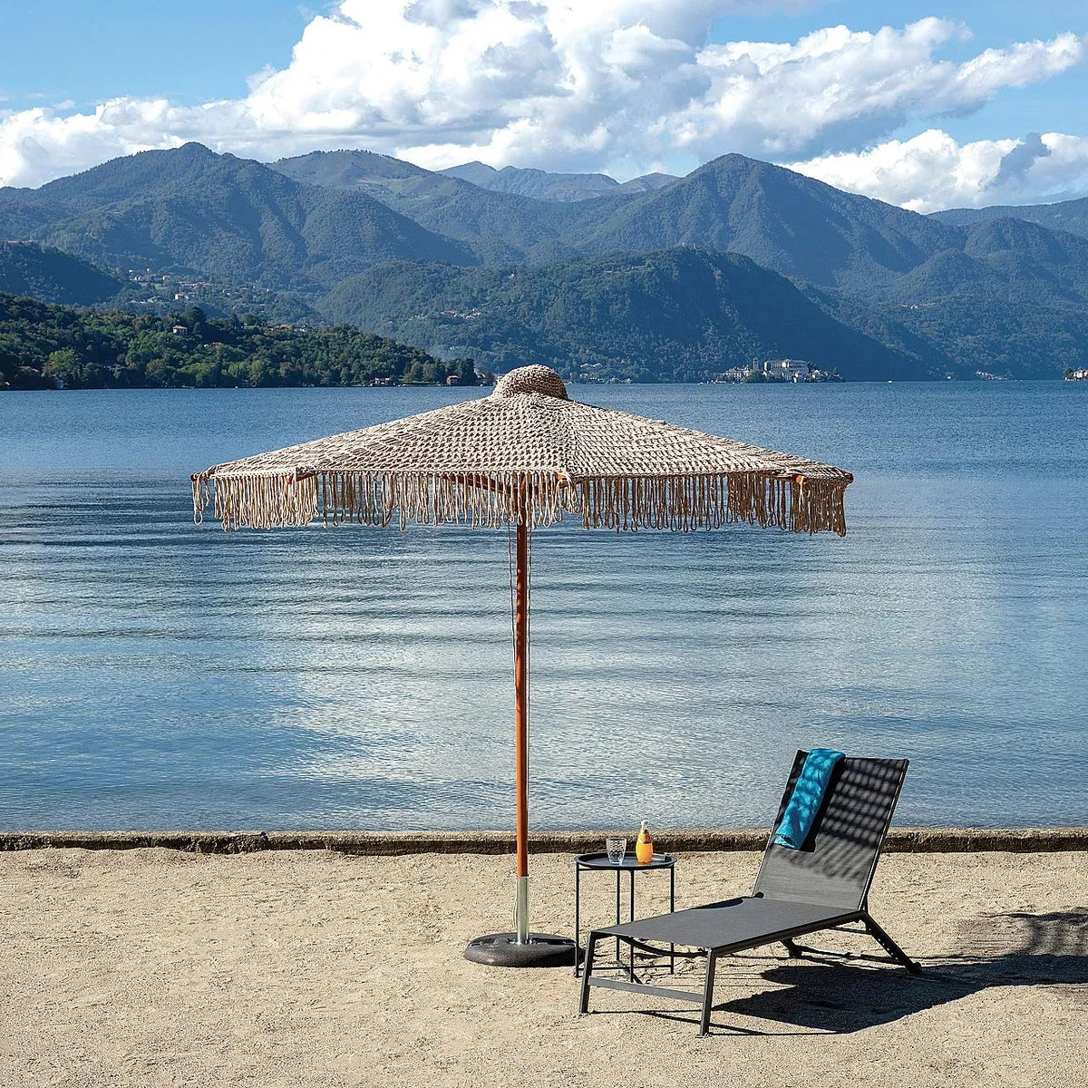 Greenwood Macramè ombrellone a palo centrale E5074