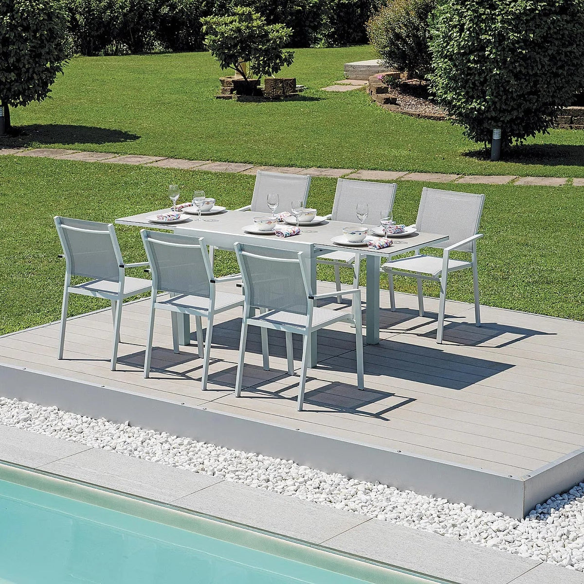 Greenwood Pola sedia da esterno set 5pezzi CHA01B