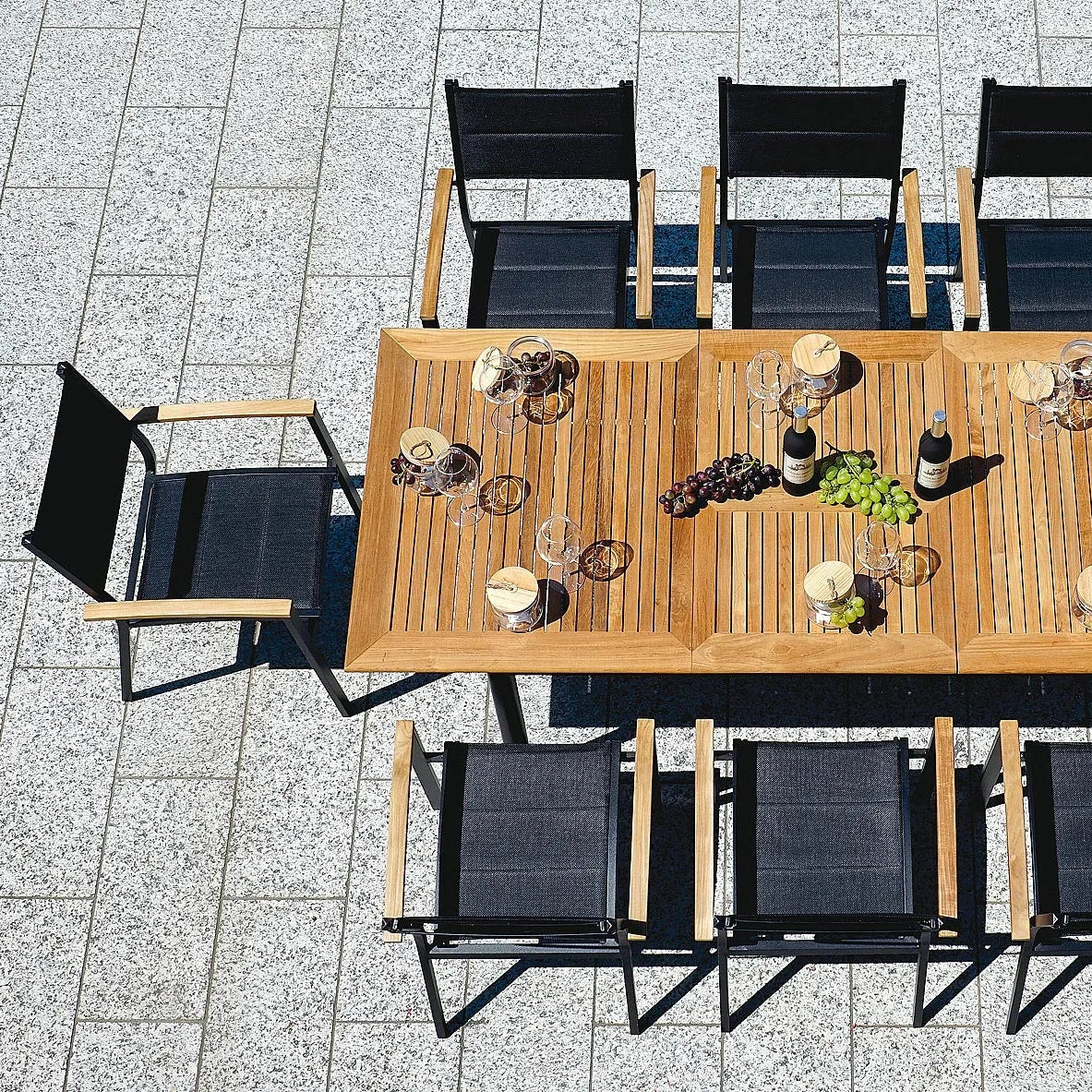 Greenwood Tenerife sedia da esterno set 4pezzi CHT81G