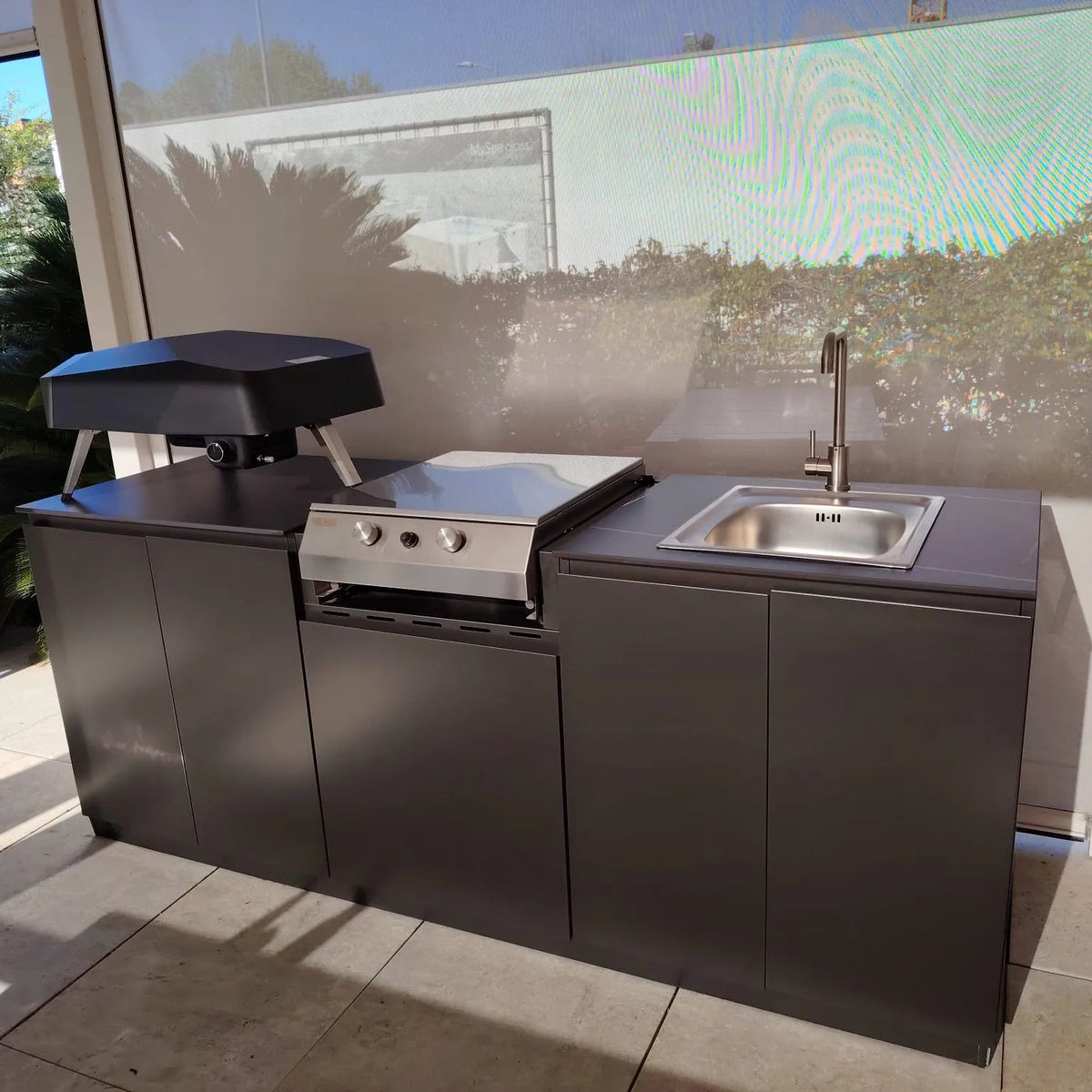 KDesign cucina outdoor con bbq EXPO