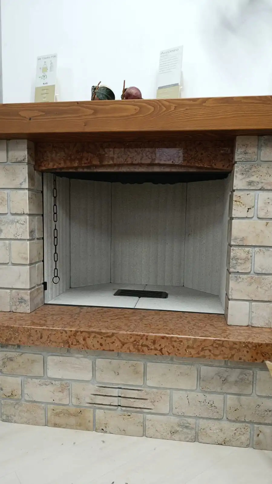 MCZ Cooky fireplace with cladding