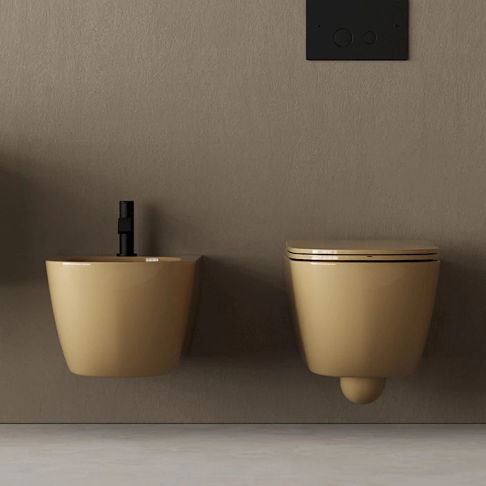 NIC Design Pin rimless wall toilet 003709