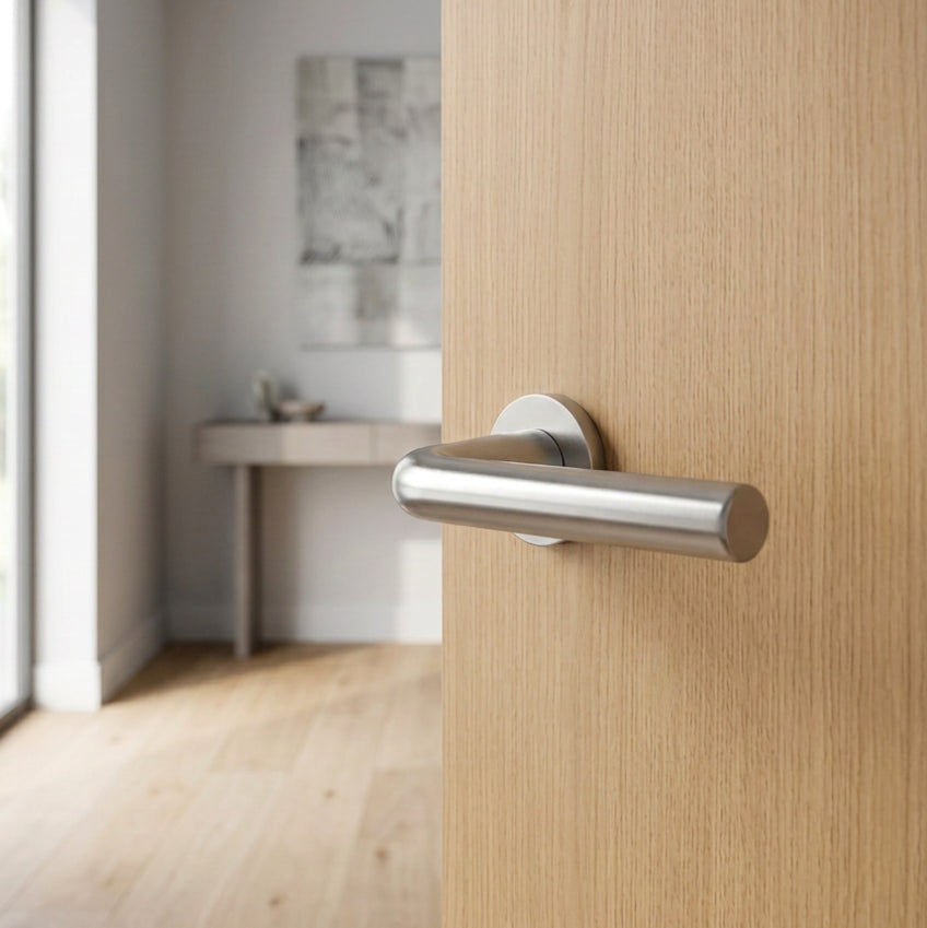 Olivari Basel maniglia porta M274RB8B-co ambientata