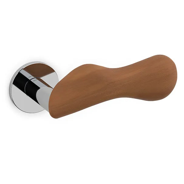Olivari Chelsea Legno maniglia porta M232RB8B-ck cromo lucido+kauri