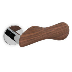 Olivari Chelsea Legno maniglia porta M232RB8B-cy cromo satinato+noce
