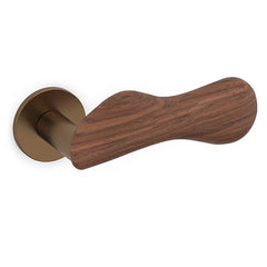Olivari Chelsea Legno maniglia porta M232RB8B-dy bronzo satinato+noce