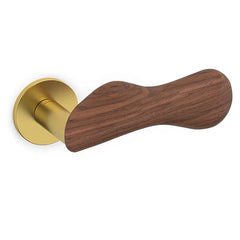 Olivari Chelsea Legno maniglia porta M232RB8B-ty oro satinato+noce