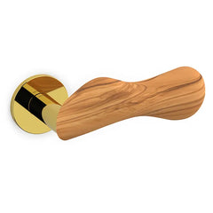 Olivari Chelsea Legno maniglia porta M232RB8B-zu oro lucido+ulivo