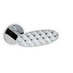 Olivari Crystal Royal maniglia porta M245RB8B-c6 cromo lucido+vetro