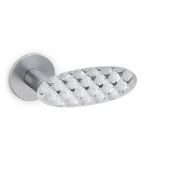 Olivari Crystal Royal maniglia porta M245RB8B-m6 cromo satinato+vetro