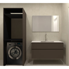 Puntotre Laundry Gola mobile lavabo con modulo lavanderia