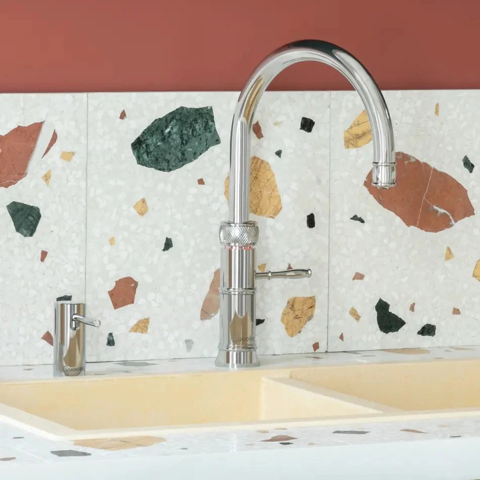 Quooker Classic Fusion Round rubinetto cucina multifunzione CFNRCHR cromo