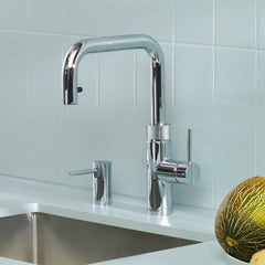 Quooker Flex Square rubinetto cucina multifunzione con doccetta estraibile FXSCHR cromo