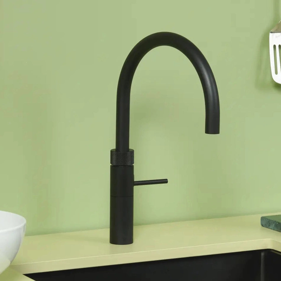 Quooker Fusion Round rubinetto cucina multifunzione FNRBLK nero