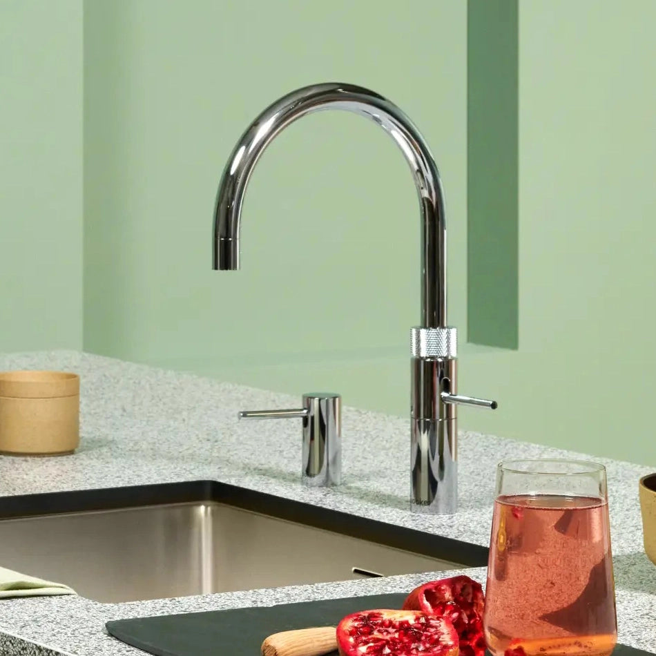 Quooker Fusion Round rubinetto cucina multifunzione FNRCHR cromo
