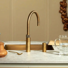 Quooker Fusion Round rubinetto cucina multifunzione FNRPTB ottone