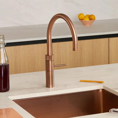 Quooker Fusion Round rubinetto cucina multifunzione FNRRCO rose copper