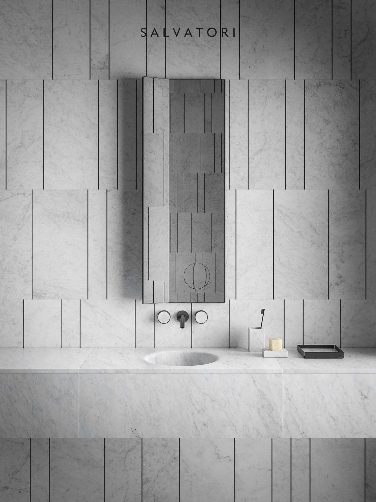 Salvatori Archimede specchio rettangolare ARCHIMEDE