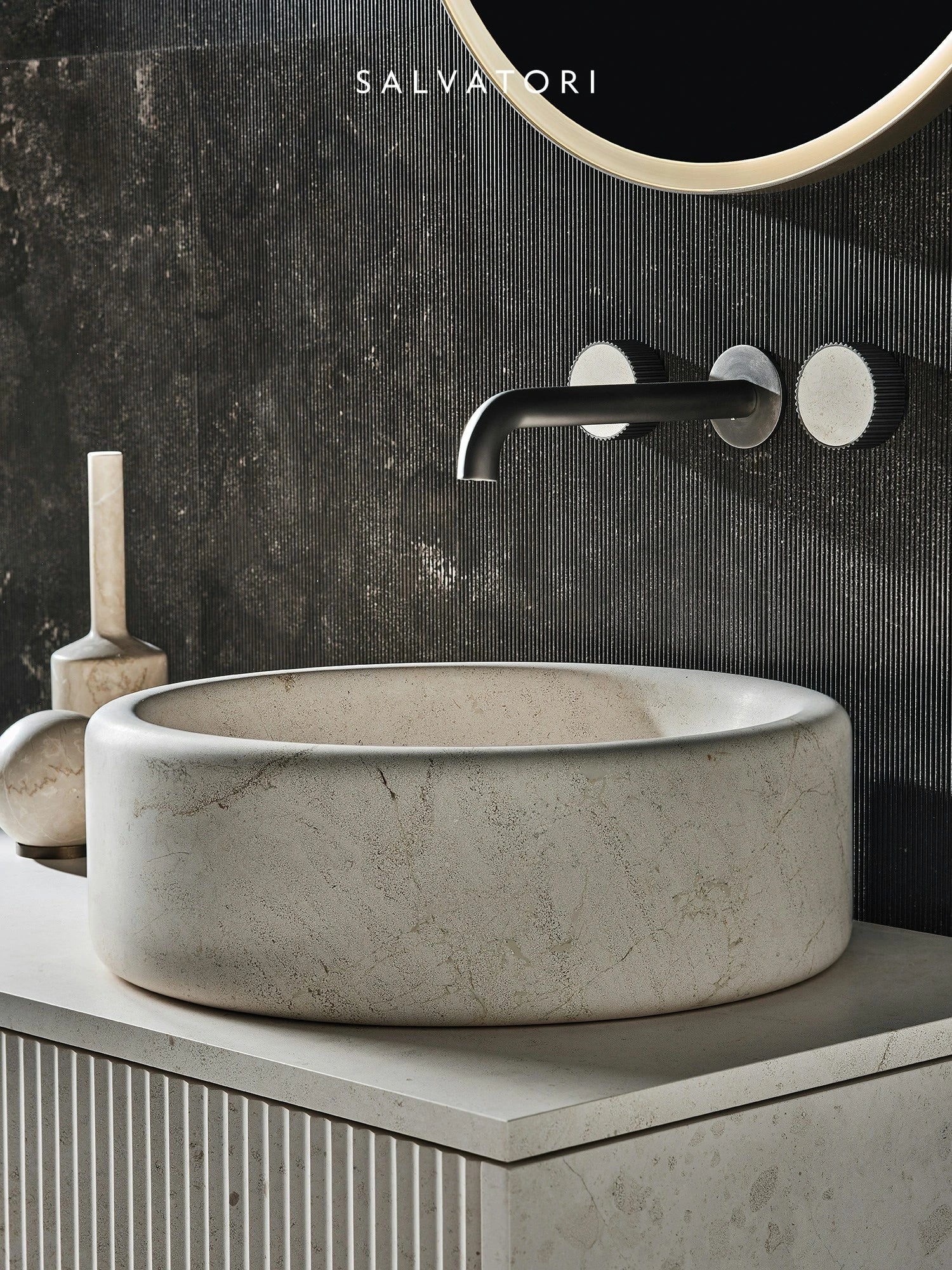 Salvatori Balnea lavabo da appoggio tondo BALNEA