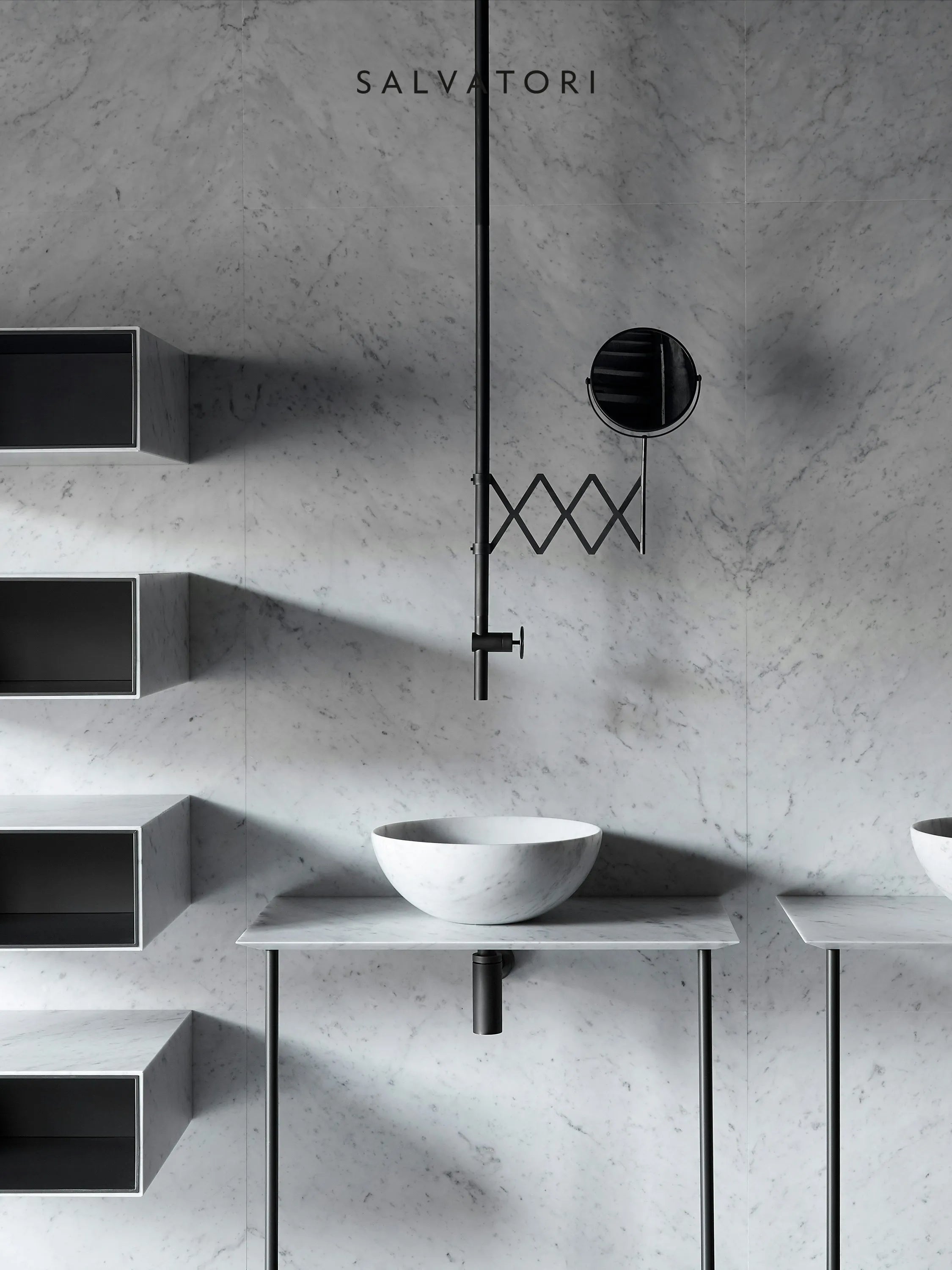 Salvatori Fontane Bianche lavabo da appoggio NINFA