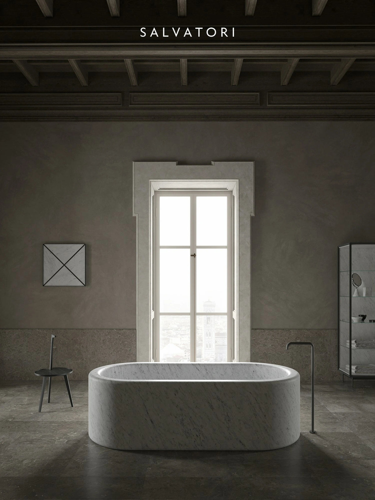 Salvatori Balnea vasca da bagno freestanding ovale BALNEA