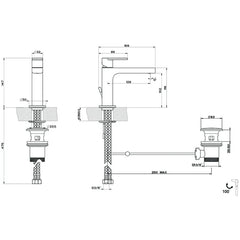 Vema Timea V16070 Mitigeur de bidet chromé