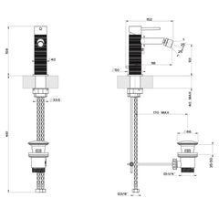 Vema Timea V16070 Mitigeur de bidet chromé