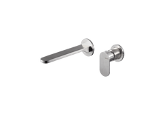 Vema Ayas Steel rubinetto lavabo a parete V28050