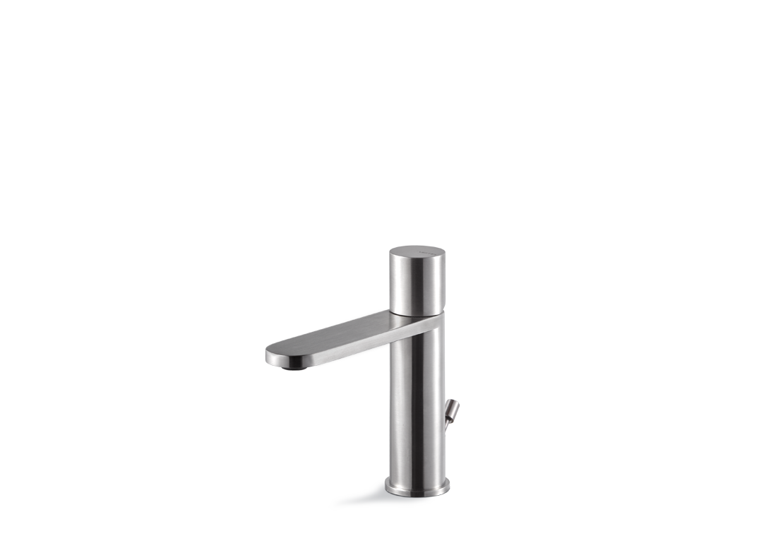 Vema Veny Steel rubinetto lavabo con scarico V29010