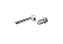 Vema Veny Steel rubinetto lavabo a parete V29050